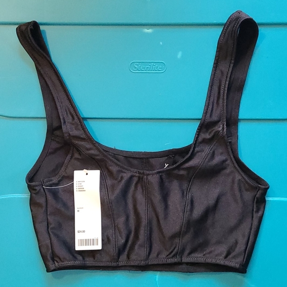 Urban Outfitters Satin Crop Top/Bralette ~NWT - Picture 3 of 3